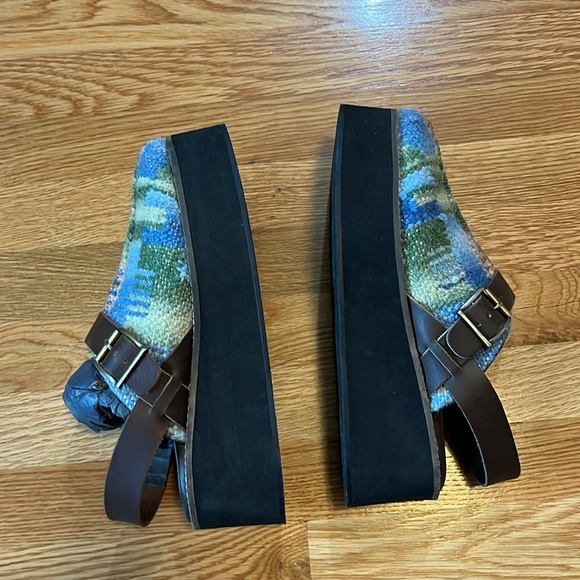 Free People Astrid Platform Mules Size 9.5 NEW - Picture 10 of 16